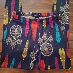 Dream Catcher and Feather Leggings